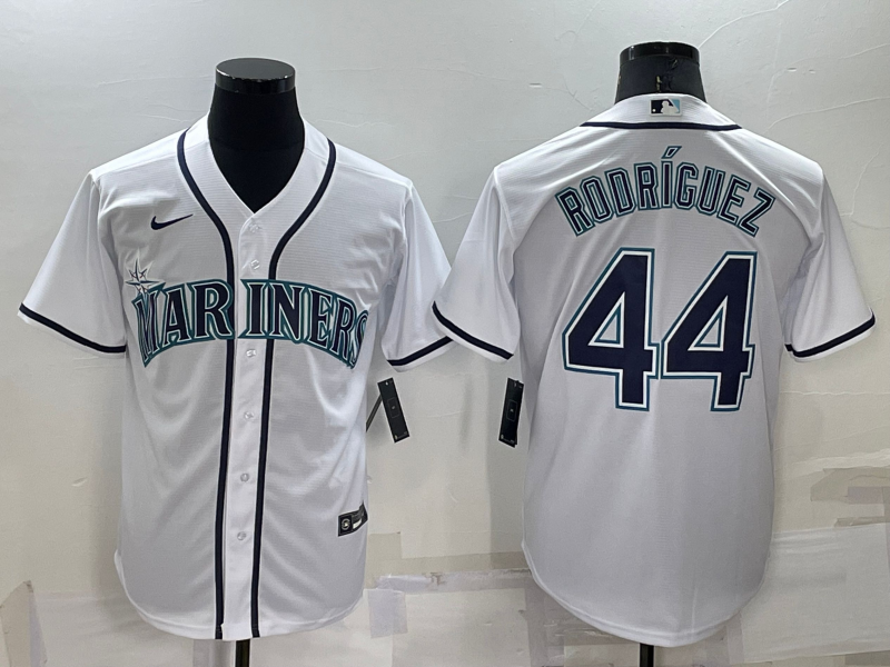 Men's Seattle Mariners Julio Rodriguez #44 White Baseball Jersey
